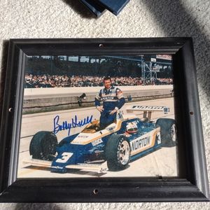 Vintage Bobby Unser 1981 Indianapolis 500 1st place autographed photo